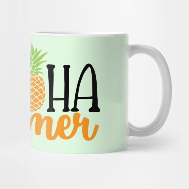 Pineapple Aloha Summer by Alvd Design